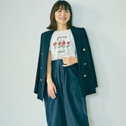 春アウター×プリントTシャツ」で作る、大人のこなれ見えコーデ【ロン