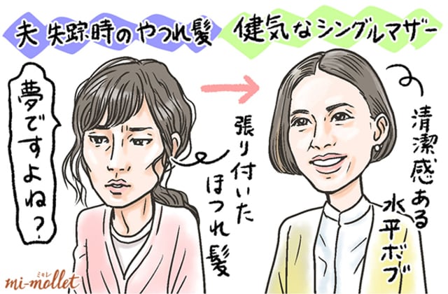 木村佳乃 吉田羊 仲里依紗 ドラマ 恋する母たち 三者三様のキャラとヘア さとゆみの ドラマな女たち ヘア メイクcheck Mi Mollet ミモレ 明日の私へ 小さな一歩 1 2