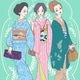 安野モヨコさんの着物制作ユニット「百葉堂」が新宿伊勢丹でポップアップ開催！　