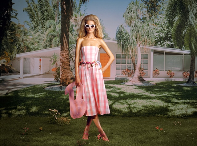 ZARA 新品 Barbie コラボ ストラップレスワンピース