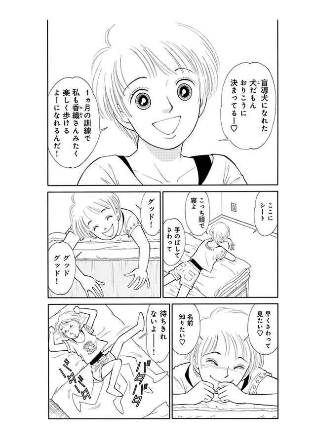 盲導犬との絆に涙なくしては読めない名作 ハッピー ハッピー ついに完結 今気になる 本とマンガ 手のひらライブラリー Mi Mollet ミモレ 明日の私へ 小さな一歩